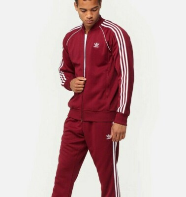 adidas tracksuit red colour